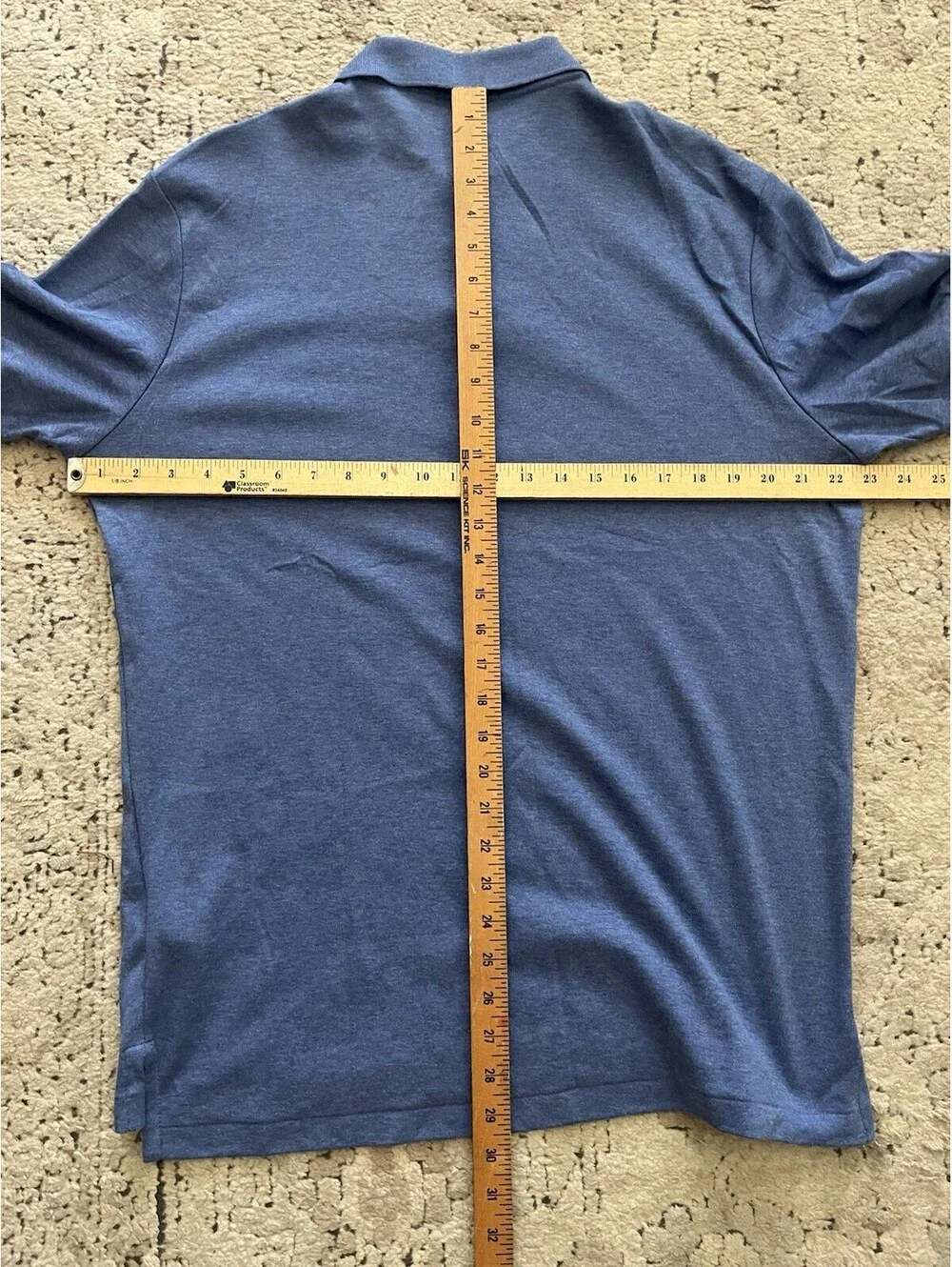 Polo Ralph Lauren Mens Blue Short Sleeve Polo Shirt Size M
